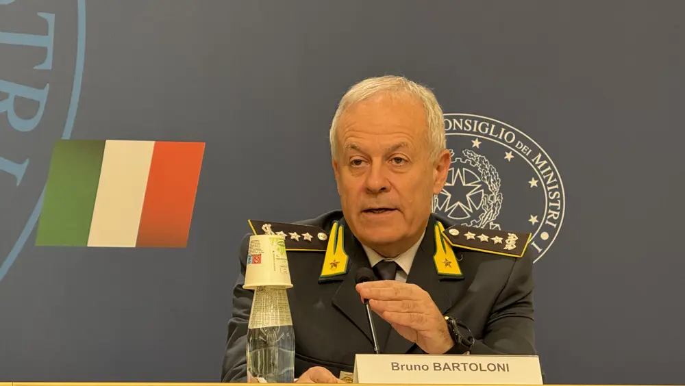 Presentazione della Relazione COLAF, intervento del Generale Bartoloni