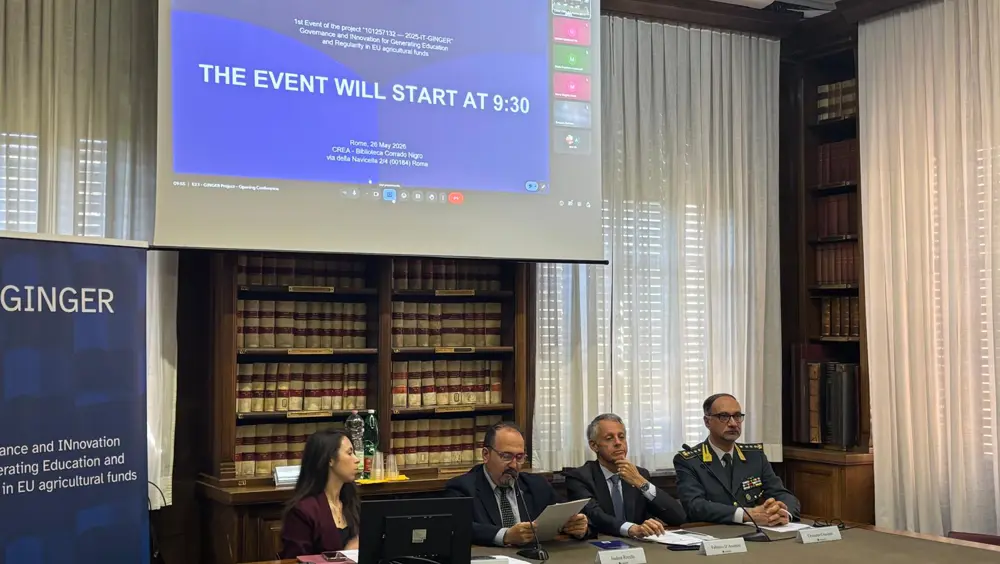 Evento di presentazione del progetto europeo GINGER per rafforzare la prevenzione delle frodi in danno del bilancio UE