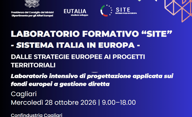 SITE, continuano gli appuntamenti formativi: a Cagliari dalle strategie europee ai progetti territoriali