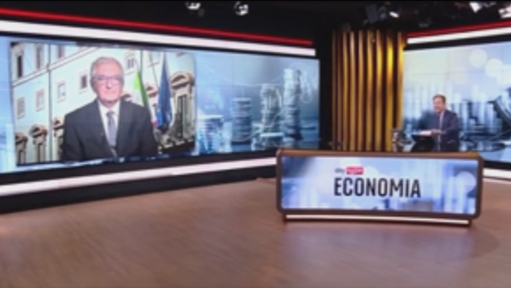 Ministro Foti ospite di Sky TG24 Economia
